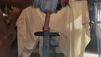 Preview 1 of Current Porn Video - Twink sucks then rides dildo till he climaxes