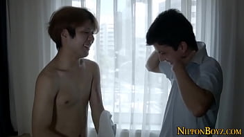 Preview 1 of Under Table With Sister - Gay asian licking teens ass