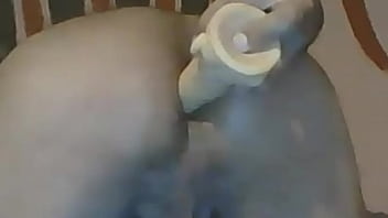 Preview 1 of Sexy Servant Girl By Boss - acercamiento de dildo abriendo culo