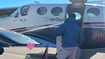 Preview 1 of Wwxxcom Lemon - Mile high club fucking in a private jet over Las Vegas with Jack Rippher 11 inches BBC