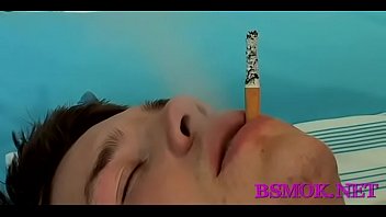Preview 2 of Mother Seduced For Feet - Crazy smoking boy wanking