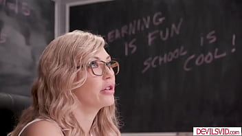 Preview 1 of Son Forces For Sex - My big tits blonde teacher letting me fuck her tight ass