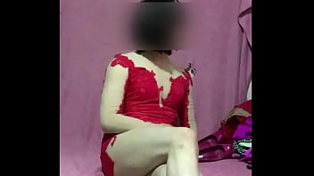 Preview 4 of Huge Cum On Tits - usando vestidinho maria gueixa coladinho