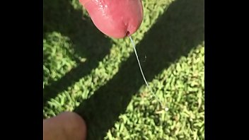 Preview 2 of College Girllibrary Masturbation - Cumshot in the garden