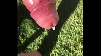 Preview 4 of College Girllibrary Masturbation - Cumshot in the garden