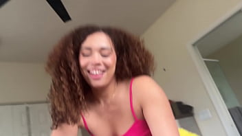 Preview 2 of Kat Pregnant - Sneaky Sex With Thick Ebony Teen ~ Willow Ryder ~ Household Fantasy ~ Scott Stark