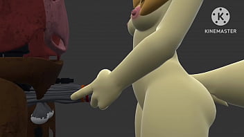 Preview 2 of Work Girl Hindi Rep Pron - foxy se folla a la perra de Nintendo y le llena el culo de lche