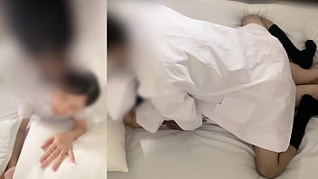 Preview 2 of Cuckold Interracial - 【新人看護師が医者と夜勤セックス】「まんこ使え！病院やめさせるぞ！」私は患者の眠る隣で、快楽を我慢できずに&hellip_声が&hellip_【フル動画はメンバーシップへ】