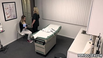 Preview 1 of Romance Hotsex - Ailee Anne seeks medical advice when she feels she has under-developed breasts. Her examination performed by perverted doctor Jay Crew and nurse Lilly James is really screwed up!