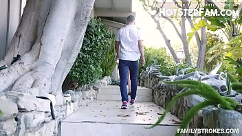 Preview 1 of Jillian Hanson Huge Black - Stepdaughter Ellie Eilish Seducing Stepdad and Fucking Him Hard