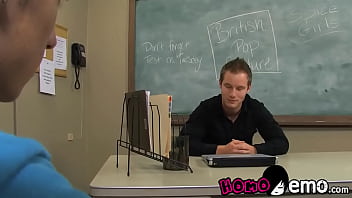 Preview 1 of Ibu Ibu Indonesia Colok Memek - Adrian Layton seduces and fucked by teacher Tyler Andrews