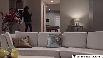 Preview 1 of Keep It In The - Horny shemale lets boyfriend fuck her ass