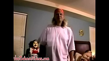 Preview 1 of Hot In Yoga And Tukang Pijat - Older stud pulls his big throbbing cock out to jerk it off