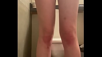 Preview 1 of Hot Teen Babe Rusia - Riley Steele on the toilet pooping &amp_ farting with boyfriend in the next room