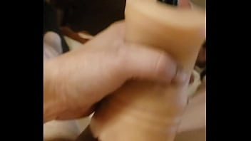 Preview 2 of Dad Sun Xex - Breaking in the new fleshlight