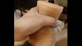 Preview 3 of Dad Sun Xex - Breaking in the new fleshlight