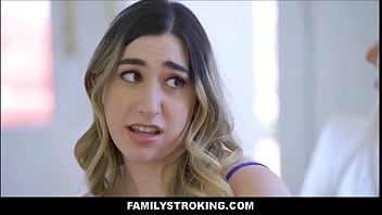 Preview 1 of Breezes Mom Fuck Son - FamilyStroking.com - Big Tits MILF Step Mom Karen Fisher Threesome With Teen Step Daughter Lexi Grey &amp_ step Son