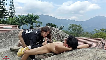 Preview 4 of Boy Like Mom Pussy Only - Me follo a la cachonda de mi hermanastra a escondidas de nuestros padres en un viaje familiar. (Parte1)