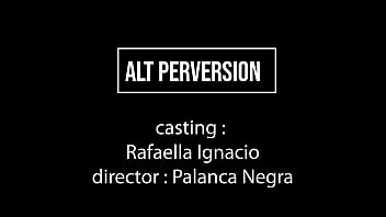 Preview 4 of Pinay Vintage Porn Movies - Very pretty 18years-old trans,  Rafaella IGNACIO first porno scene strokes her cock till she cums (Trans,  big cock,  spit,  solo,  woman with big cock,  real futanari) ALT033