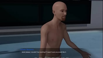 Preview 2 of Men Centipedes - Away from Home (Vatosgames) Part 19 Redhead Hottie in the Pool by LoveSkySan69