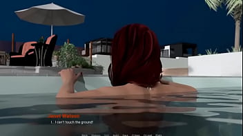 Preview 3 of Men Centipedes - Away from Home (Vatosgames) Part 19 Redhead Hottie in the Pool by LoveSkySan69