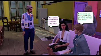 Preview 1 of Laki Jilat Mimik - Alex&#039_s story part 3,  slutty neighbor came to take revenge on her husband and fucked hard with a group of guys