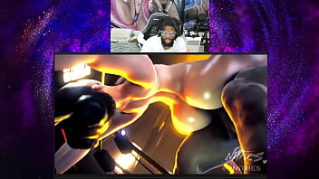 Preview 2 of Www Sex Void Com - POV Widowmaker Riding,  Chun-Li Fucking Ryu,  Thighjob Cock Ride,  Bald Pussy Black Widow Fucking
