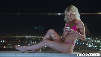 Preview 2 of Xxxx Vboe Hd - VIXEN Irresistible Petite Blonde always gets want she wants