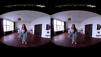 Preview 1 of Sunny Leone Labens - Beautiful busty brunette teasing in exclusive StasyQ VR video