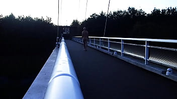 Preview 3 of St Public - exhib  sur passerelle au dessus de l&#039_autoroute
