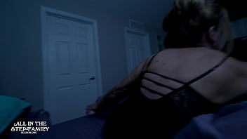 Preview 2 of Mama Porno Seks - StepSon Scared Of Thunder Overcomes Trauma By Fucking StepMother 1/3 FREE