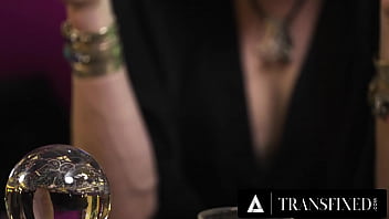 Preview 2 of Teen Allows - TRANSFIXED - ASMR Trans Fortune Teller Ariel Demure Hard Fucks Hot Tattooed Customer Vanessa Vega