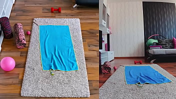 Preview 3 of Les Fat - Wet and Wild Dual Cam Naked Workout - You Have to See It to Believe It!