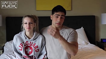Preview 3 of Snay Lion Xx Video - She&#039_s a smaller girl,  be careful DIEGO.