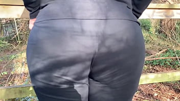 Preview 1 of Sisters Xxx Rep Son - Mom Giant Ass VPL and Public Park Flashing
