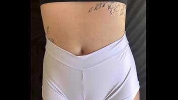 Preview 1 of H6t Film - White Lycra Hugs My Pussy So Tight&hellip_ Just Look at My Camel Toe!