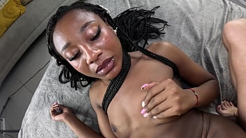 Preview 3 of 232 Tdad - Ebony Marcela fuck finishing him with handjob