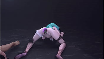 Preview 4 of New Girls Hot Xnxx - Miku Double Move their Bodies