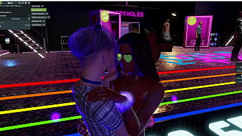 Preview 1 of College Punjab - AminaTS and MilenaTS at LGBT club have fun