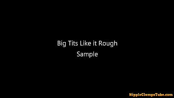 Preview 1 of Russian Homemade Group Sex - Big Tits Like It rough 4k Preview Video,  tit slapping and nipple clamps