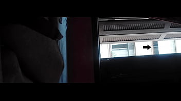Preview 1 of Desi Boy Lun Photos - Flashing naked masturbation for curious lady neighbors at window