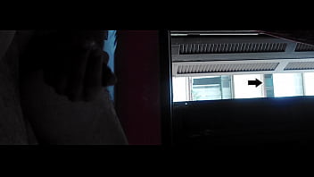 Preview 4 of Desi Boy Lun Photos - Flashing naked masturbation for curious lady neighbors at window
