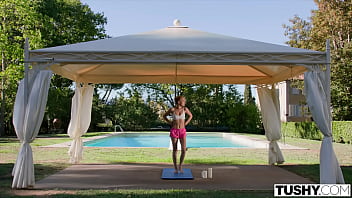 Preview 2 of Indian Desi Girl Kissing Video - TUSHY Reformed Bad Girl Kelly Get Bored Being Good
