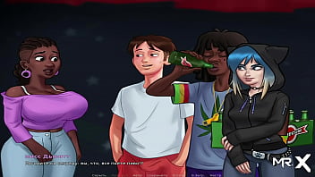Preview 4 of The Juice Bar - SummertimeSaga - Big Tit Jump Teacher E2 # 45