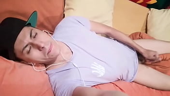 Preview 1 of Old Gerani Anal - Corrida en el sofa