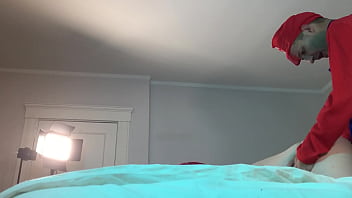 Preview 2 of Johny Sins And Priya Rai - Mario Fucks Trans in Chastity