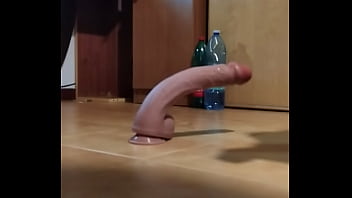 Preview 1 of Fuck Mai Wife - scraming orgasm with huge dildo deep inside