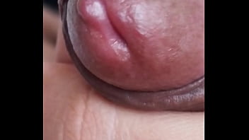 Preview 1 of Seachdeutsche Piss - Slowly stroking my uncircumcised cock,  extreme closeup. July 23,  2024.