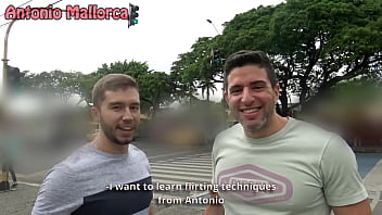 Preview 2 of Insonisia Cute - Showing How To Pick Up Hot Girls In Public To My Colombian Friend - Brian Evansx &amp_ Silvana Lee