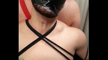 Preview 2 of Desi Chut Chudai Vidio - Luan and Leicy Sposito tied up and gagged together back to back